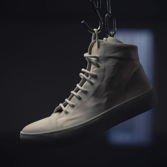 The Last Conspiracy, Olive Green High-Top Sneakers - Picture 1 of 11